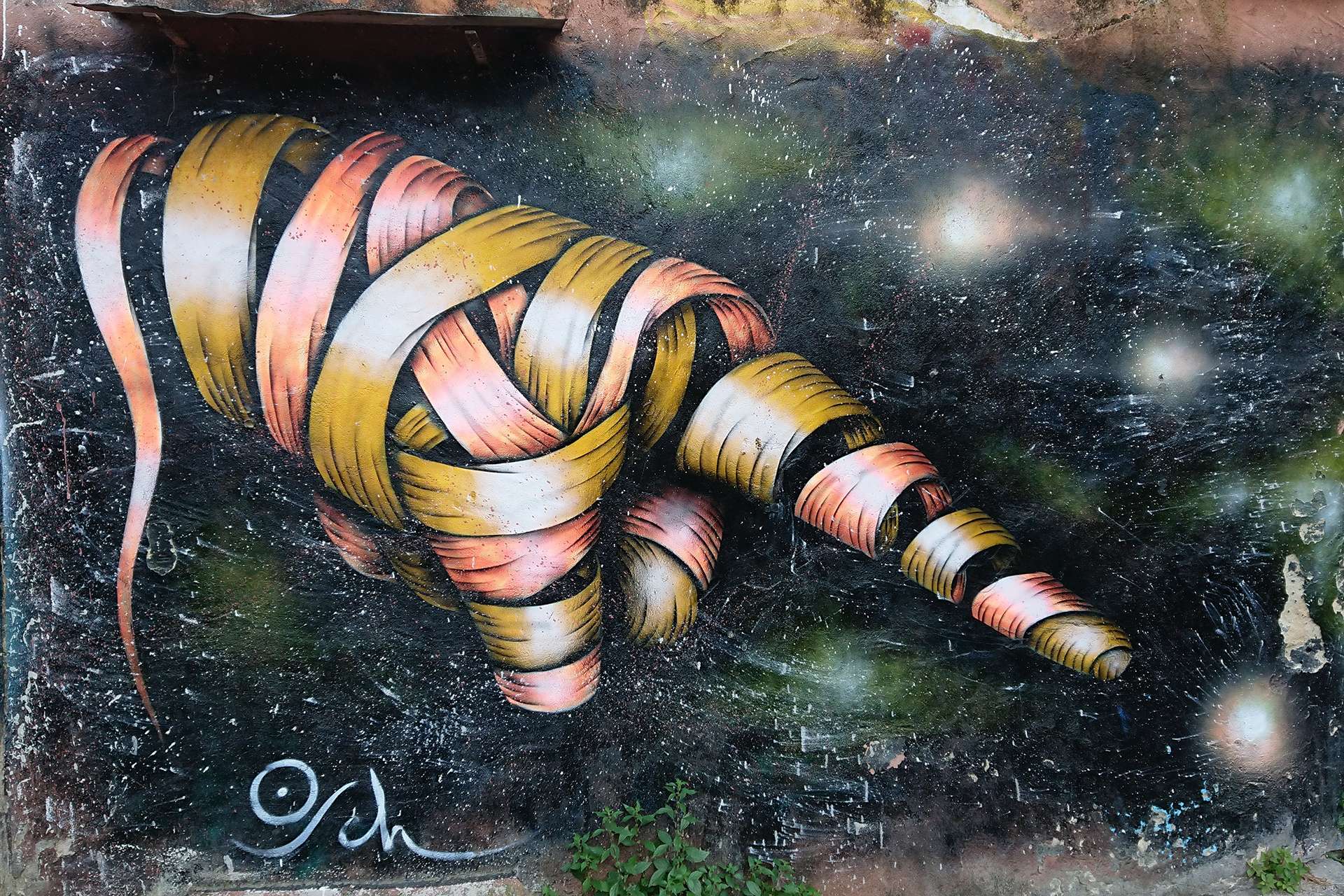 Osch (Otto Schade) - Graffiti - Lisbonne - 07-2018