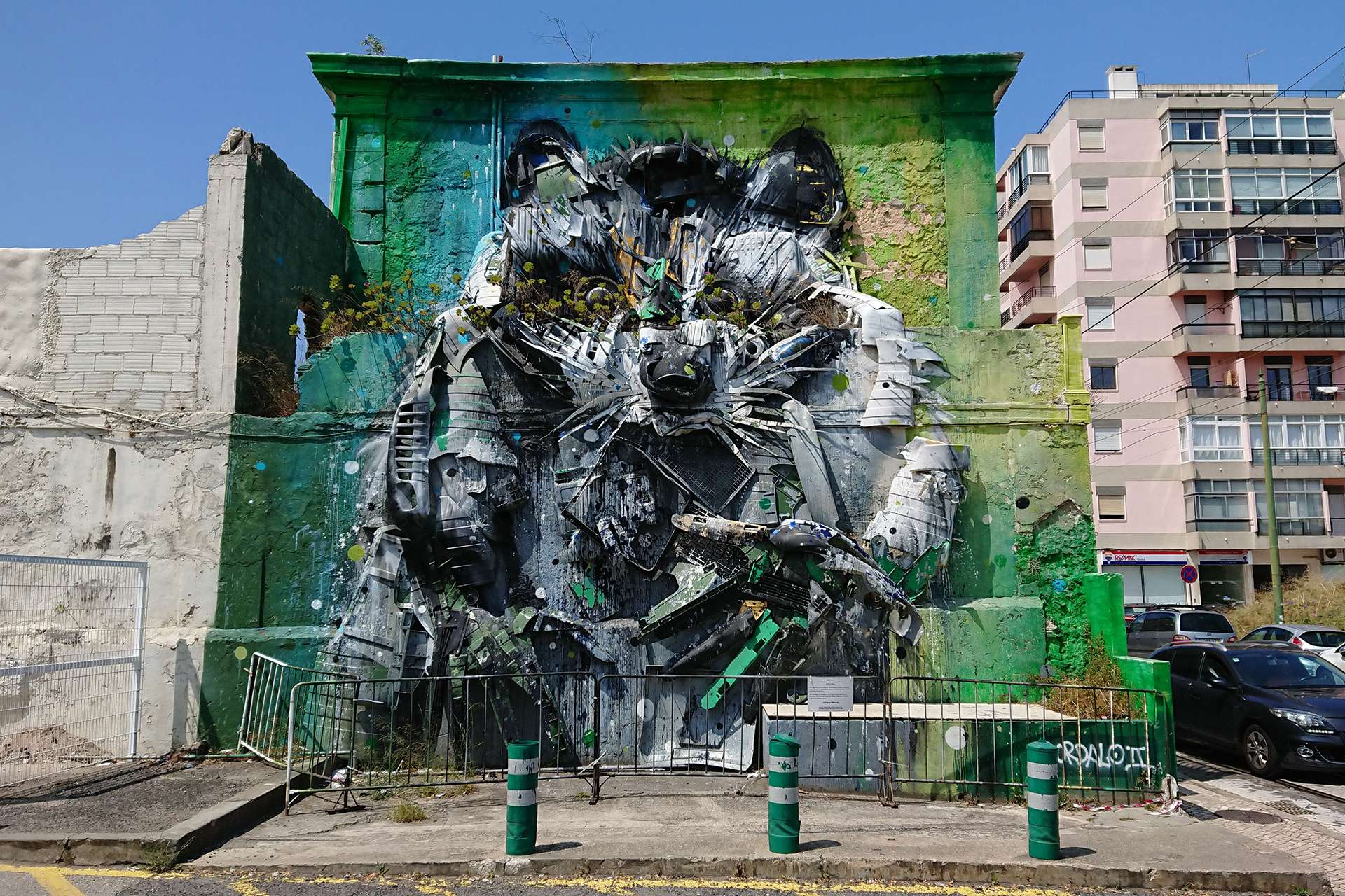 Bordalo II - Sculpture - Lisbonne - 07-2018