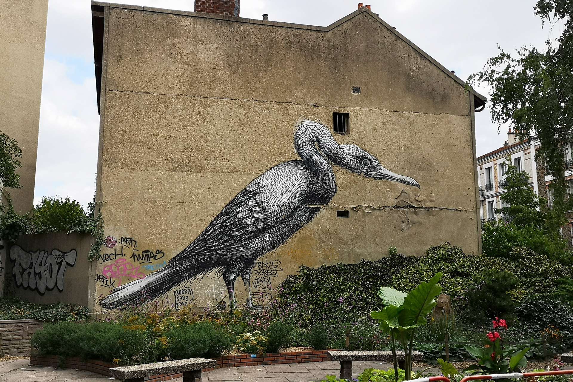 Roa  - Fresque - Vitry sur Seine - 16-08-2019