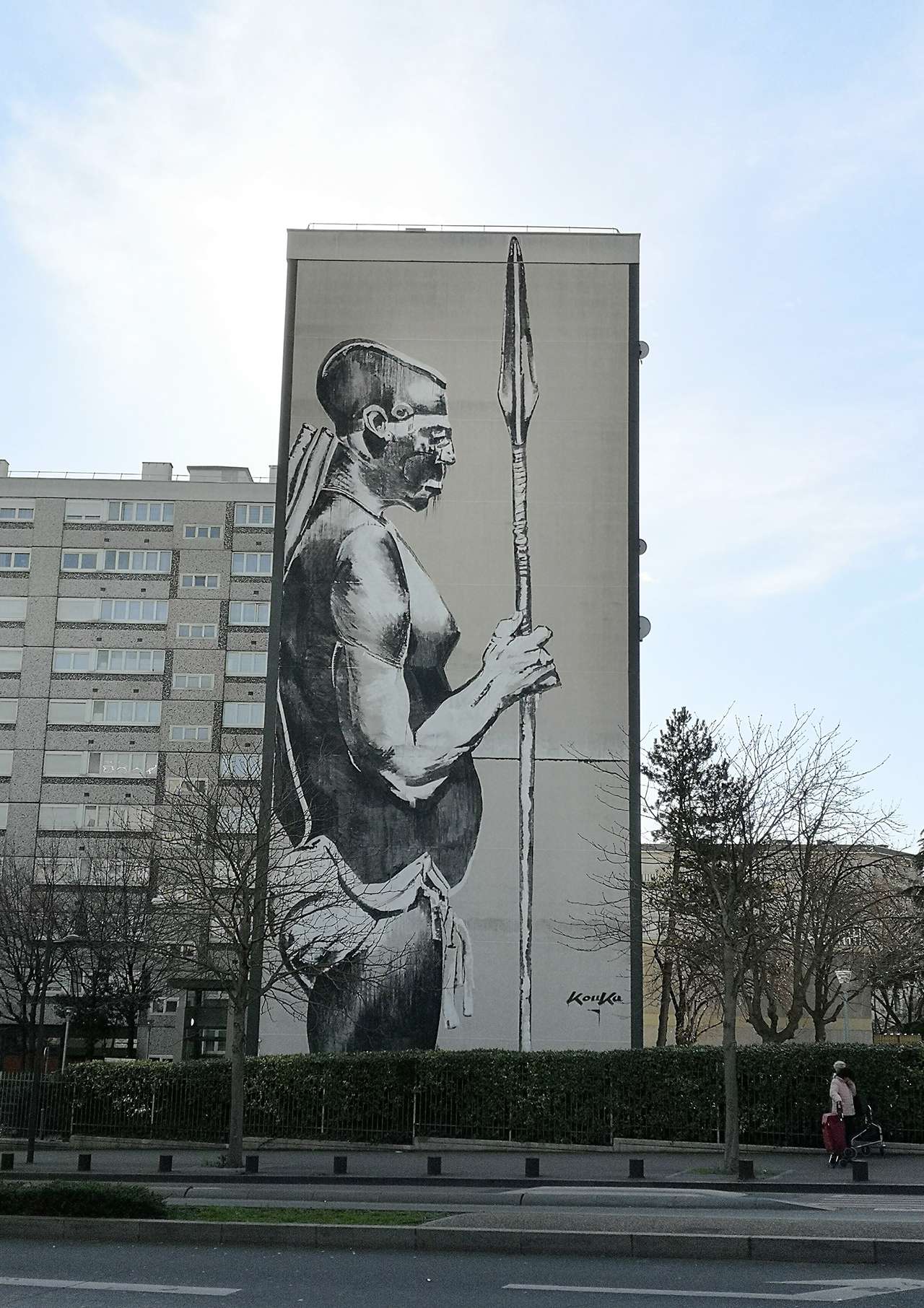 Kouka  - Fresque - Vitry sur Seine - 22-02-2020